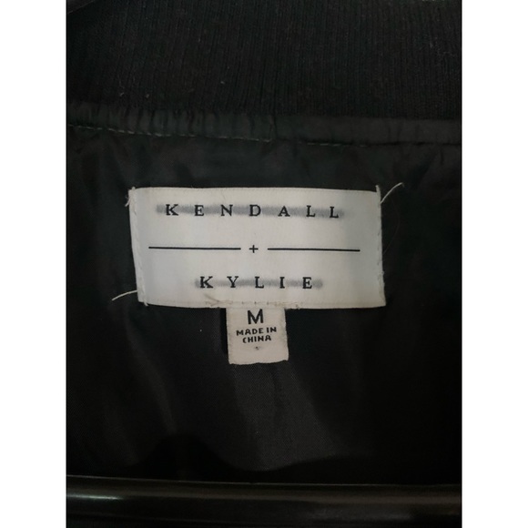 Kendall + Kylie Green Bomber Jacket - Picture 4 of 5